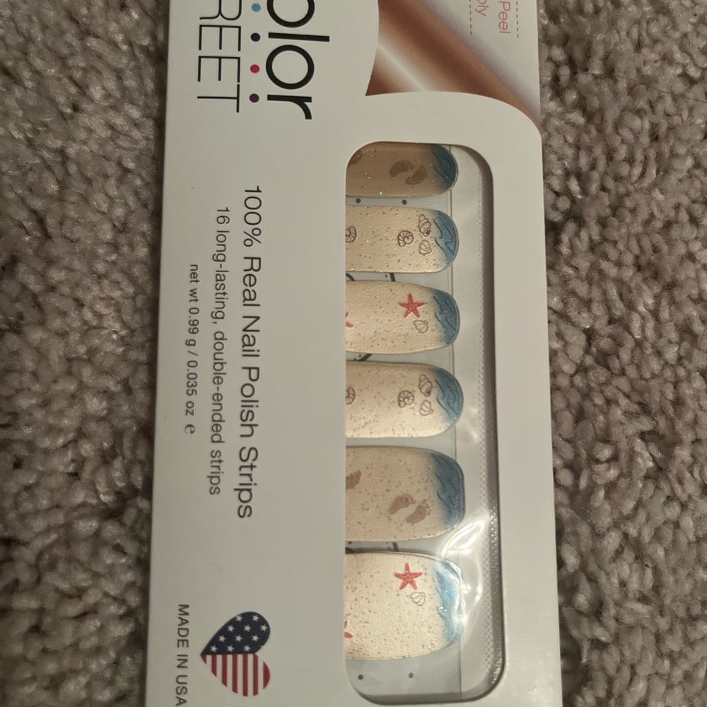RETIRED Color Street Nail Polish Strips - Fiji Shores BUNDLE TO SAVE - Picture 1 of 2